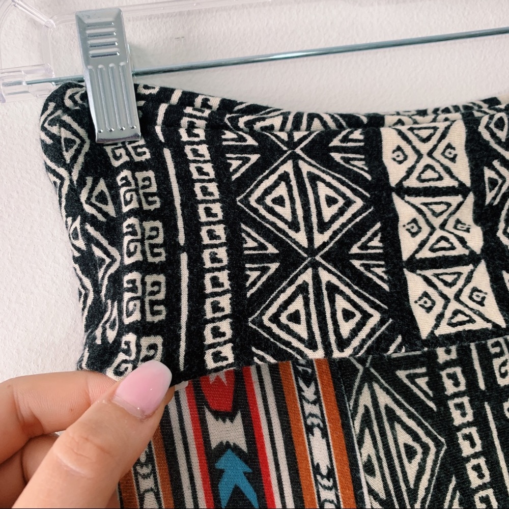 🔥 Bohemian Multicolor Patterned Maxi Skirt - Picture 3 of 10